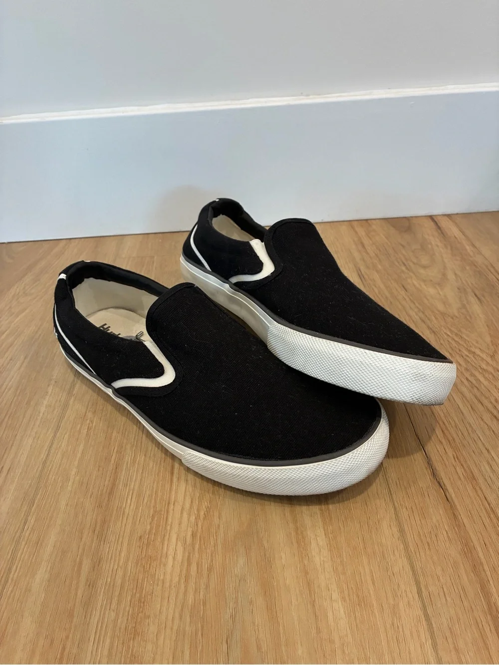 Hurley Kayo Slip Textile Black Shoes S9.5 Mens